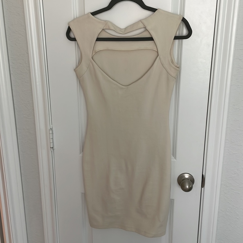 Skinny Dress - Size fits S/M - Cream color - Like New